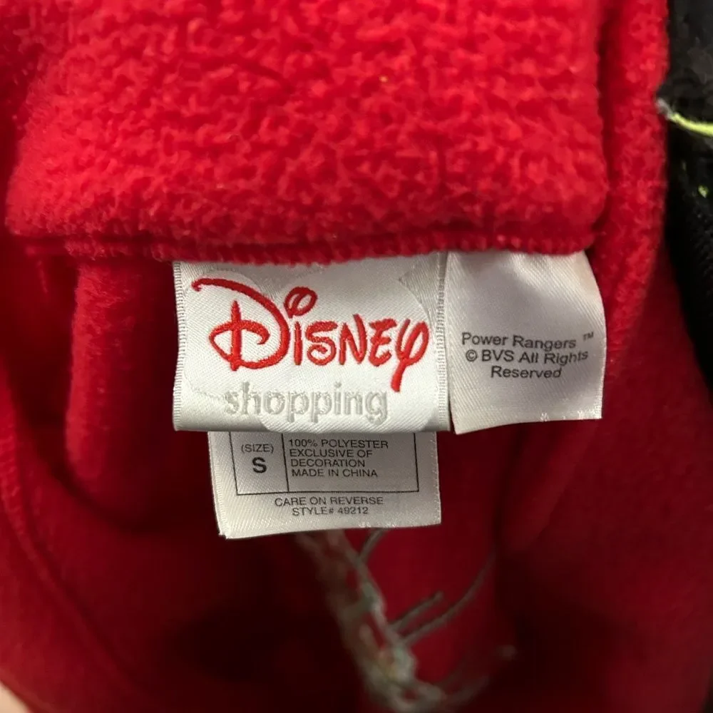 Y2K Disney Shopping Kids Power Rangers Fleece Robe